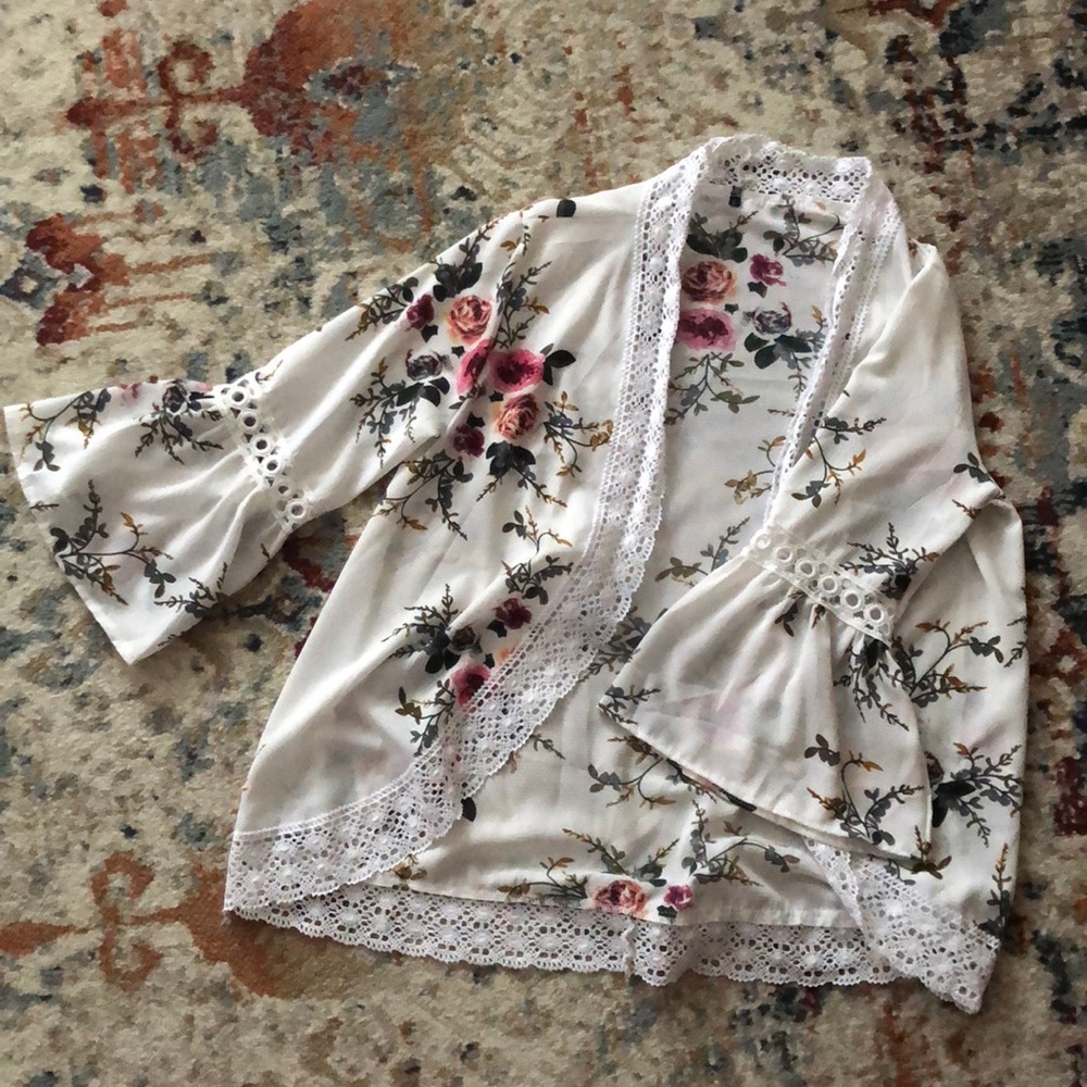 Floral cardigan